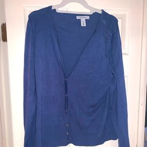 Blue Cardigan Sweater